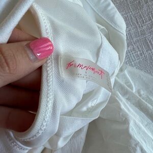 Free people way home skortsie in white | xs